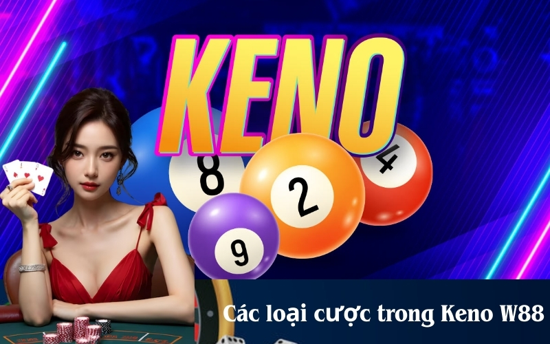 Các loại cược trong Keno W88
